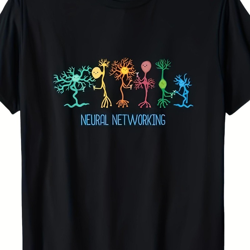 Science Nova - Camiseta masculina com padrão de rede