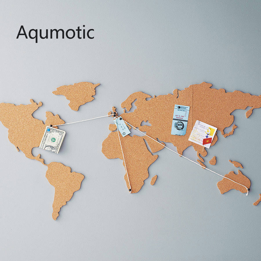 Star Map Poster - Aqumotic cortiça mapa do mundo placa