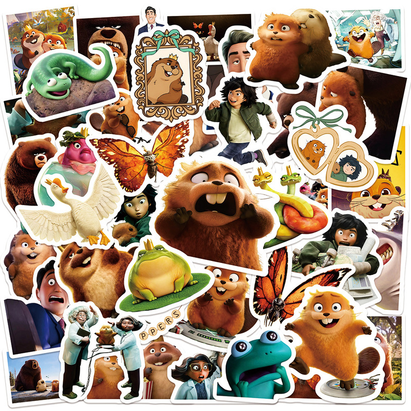 Science Nova - 50 Adesivos Novos de Graffiti Beaver