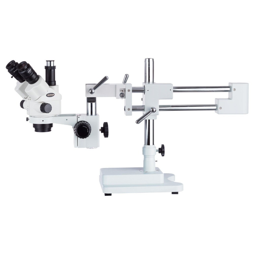 Amscope Microscope Stereo 7X-45X - AmScope 7X-45X Microscópio estéreo simul-focal com
