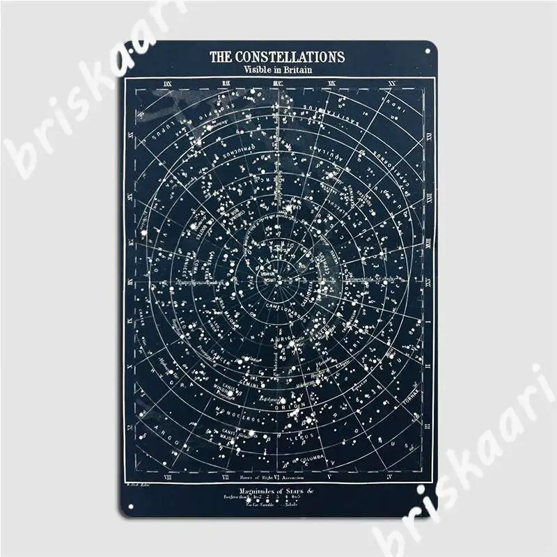 Pôster de mapa de constelações - Star Map Poster avaliação e preço