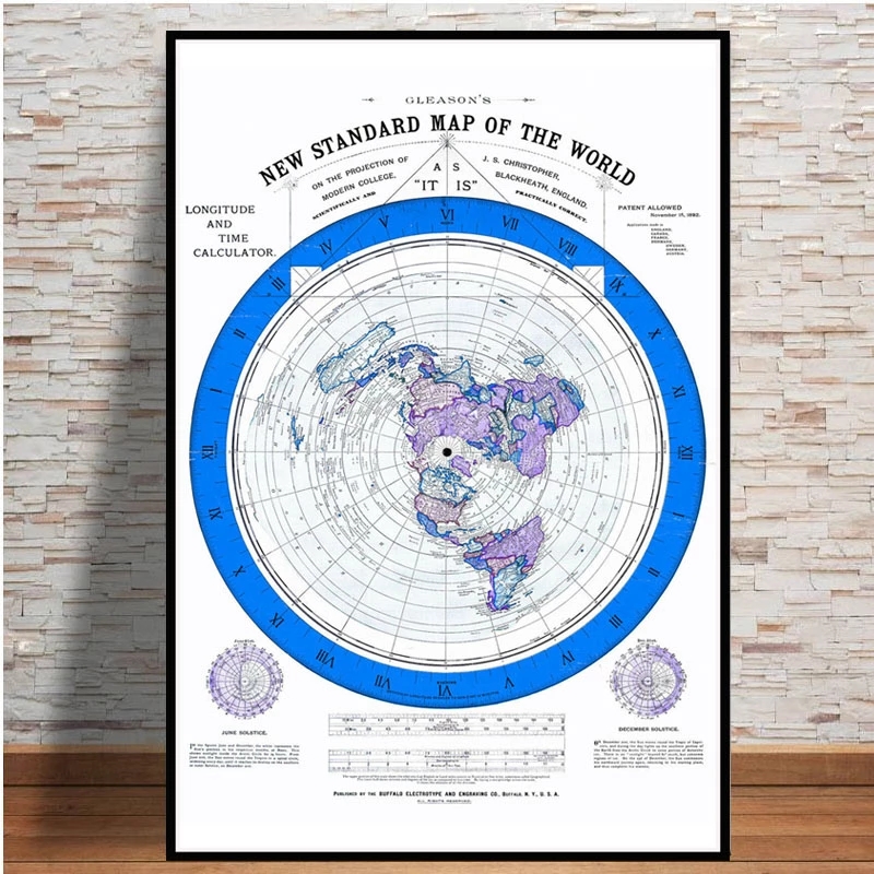 Pôster e impressões 1892 mapa  - Star Map Poster avaliação e preço