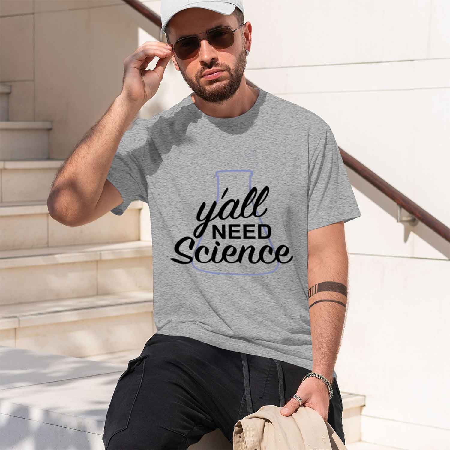 Camiseta Masculina de Manga Cu - Science Nova avaliação e preço