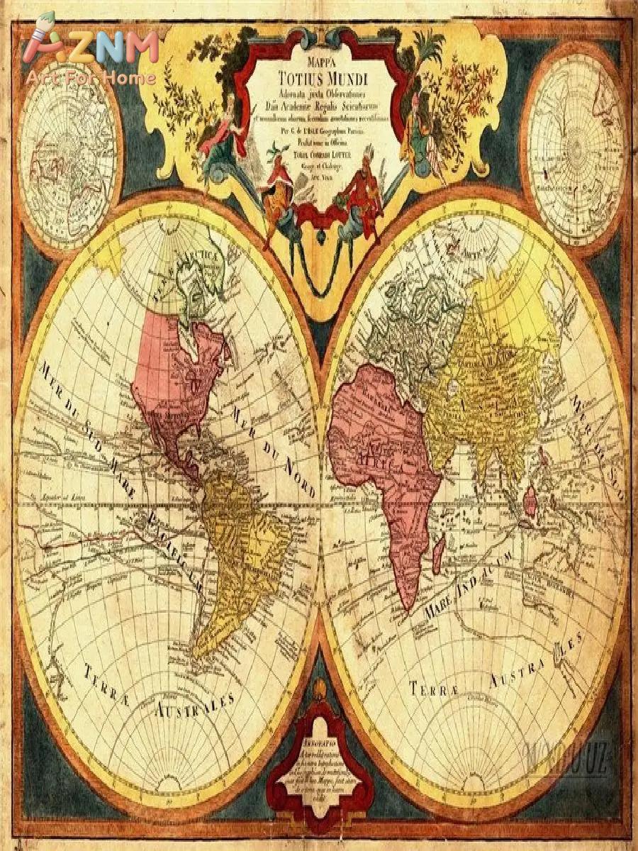 Impressão em Tela de Mapa Mund - Star Map Poster avaliação e preço